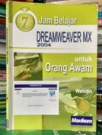 Image of 7 jam belajar dreamweaver mx 2004 untuk orang awam