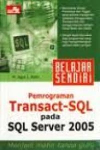 Image of Belajar sendiri pemrograman transact-sql pada sql server 2005