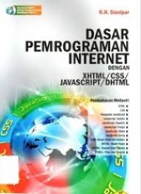 Image of Dasar pemrograman internet dengan xhtml/css/javascript/dhtml