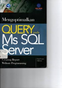 Image of Mengoptimalkan query pada ms sql server