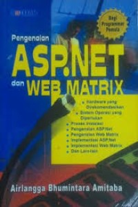 Image of Pengenalan asp. net dan web matrix