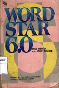 Image of Word star 6.0